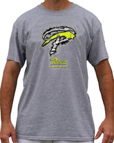 Sports Grey Picasso T-Shirts Chartreuse logo