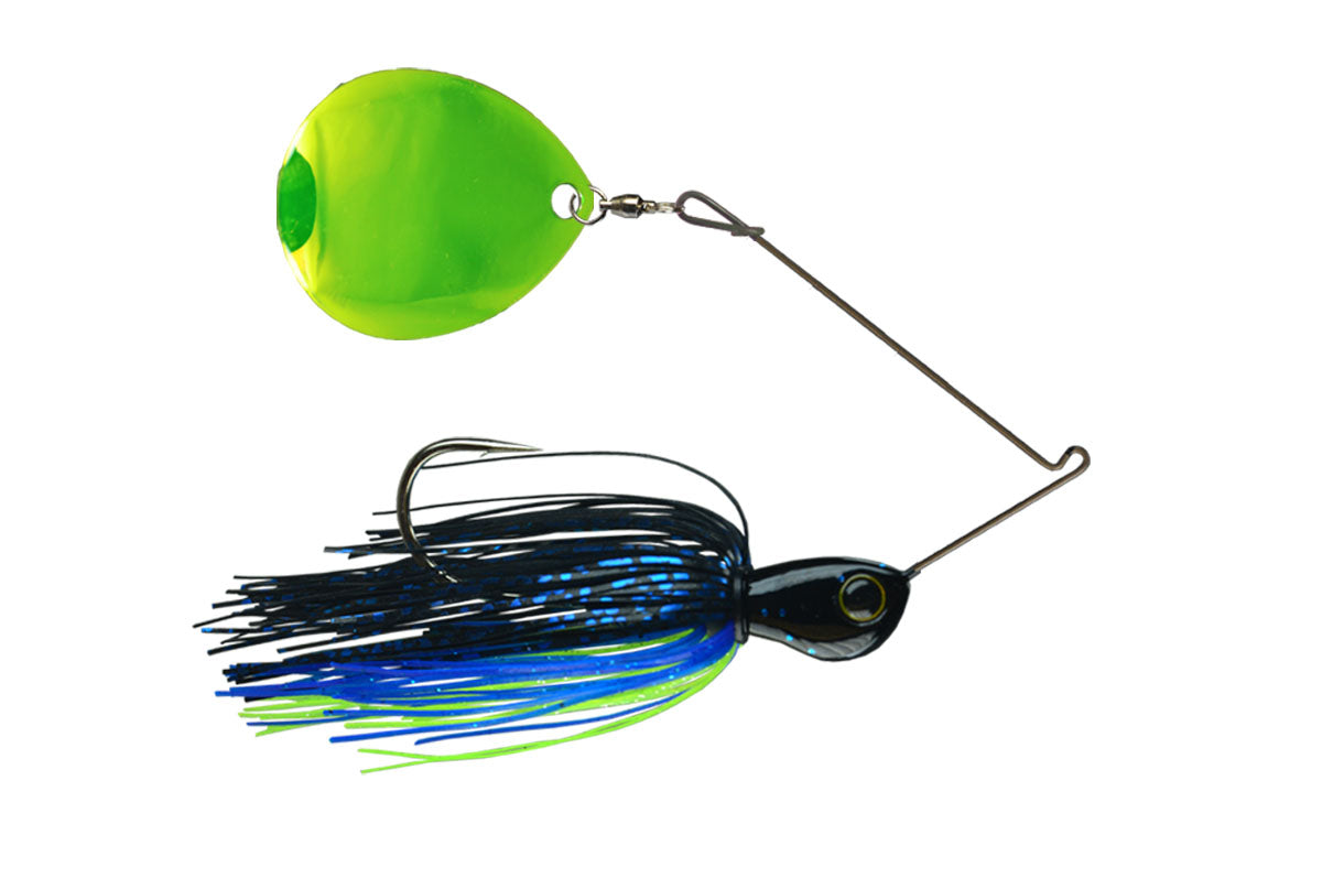 Black/Blue/Chartreuse Chartreuse Blade (9515) / 3/8oz