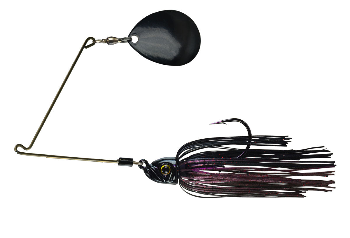 Black/Red Camo - Black Blade 4709 / 3/8oz Mustad 4/0