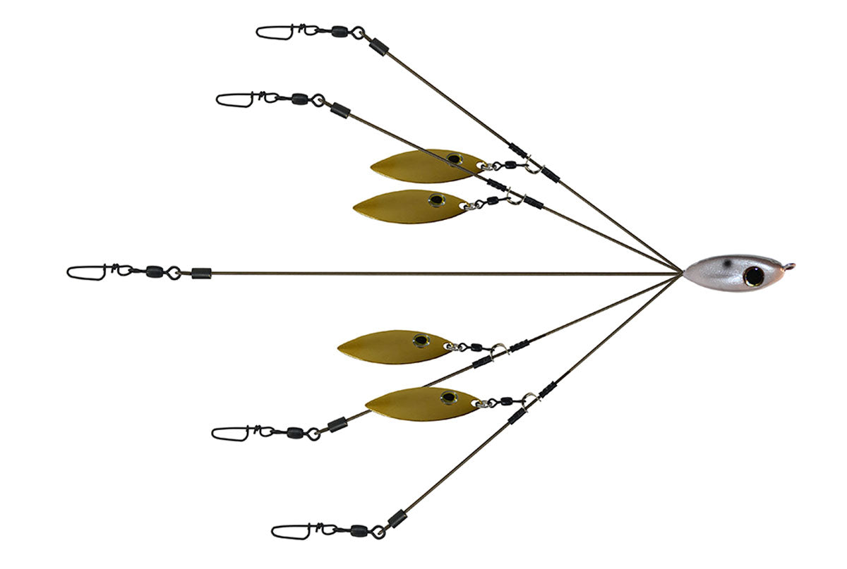 Gold With Eye (GEYE) / Original School-E-Rig Bait Ball