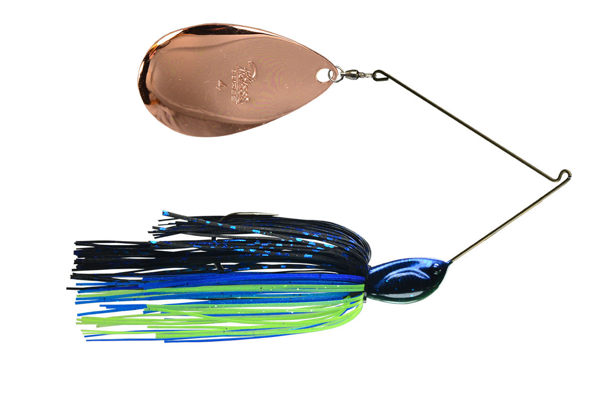 Black Blue Chartreuse - Copper Blade - 95C / 3/8 oz